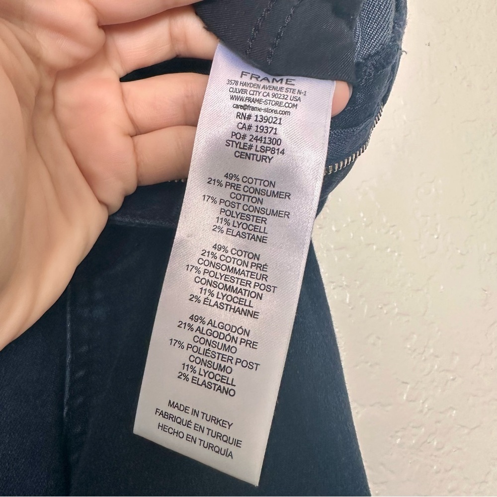 Frame Denim Le Slim Palazzo in Century Size 29 - Picture 7 of 9